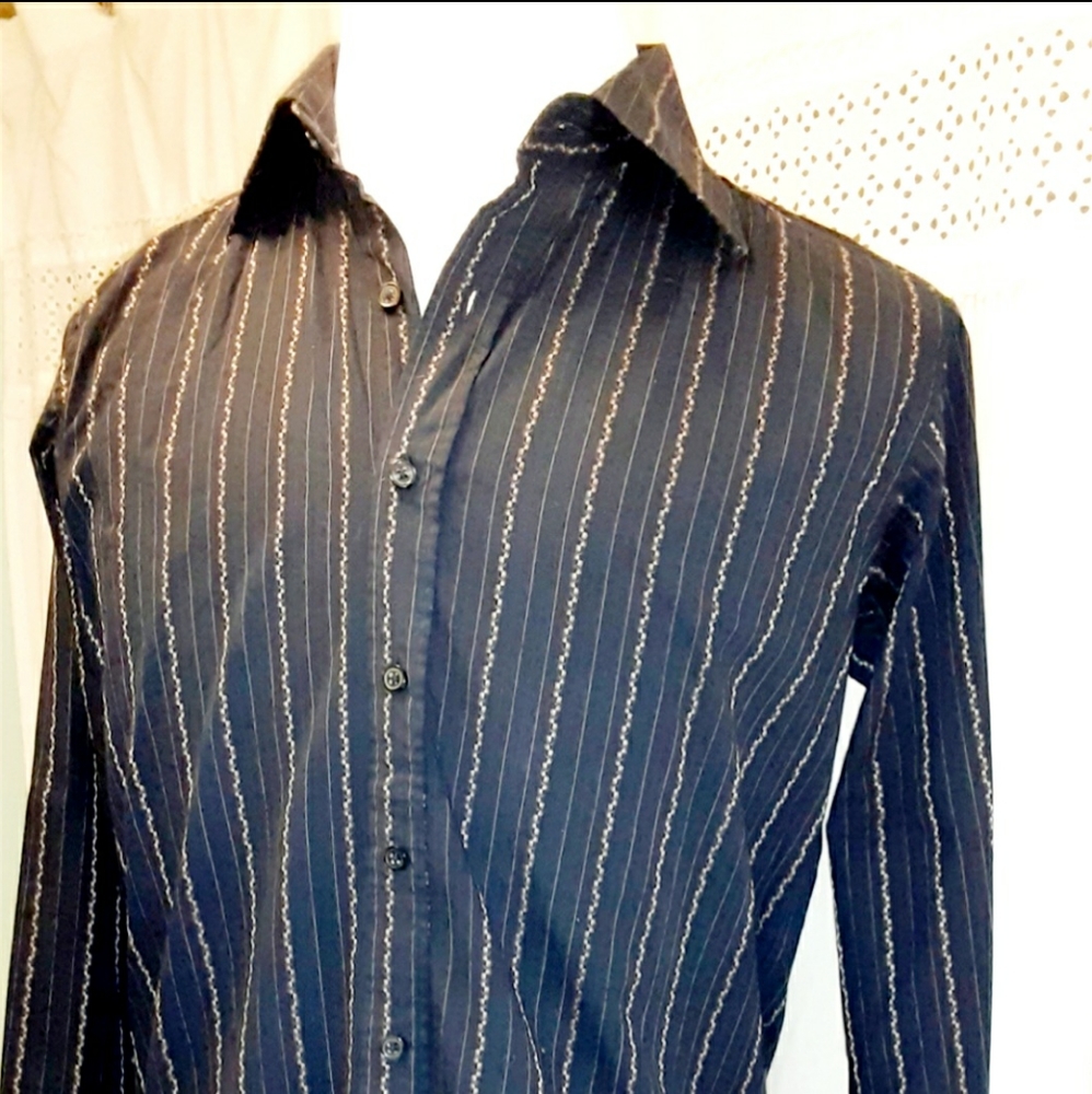 Utopia Small Button down Shirt Men Long Sleeve business casual formal es…